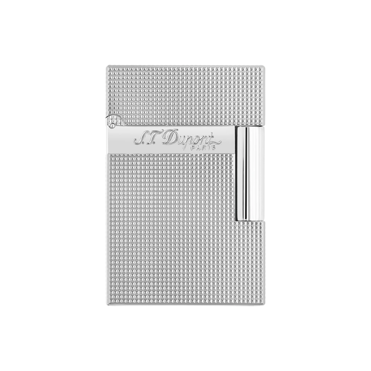 S.T DUPONT LIGNE-2 MICRO DIAMOND HEAD LIGHTER SILVER