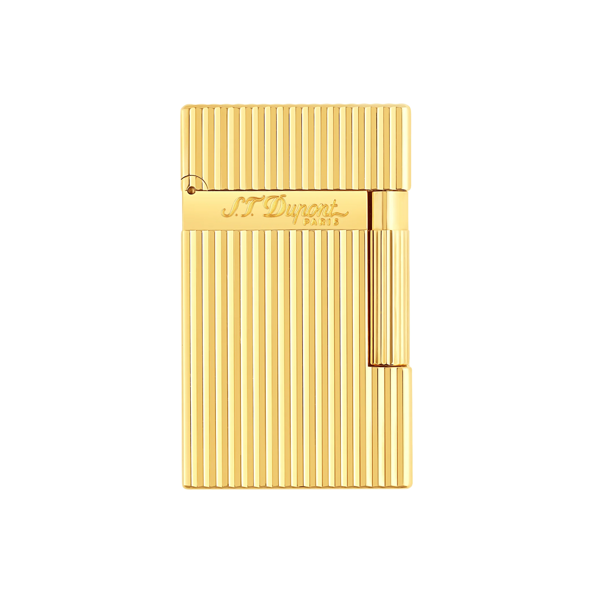 S.T DUPONT LIGNE 2 GUILLOCHE LIGHTER GOLDEN