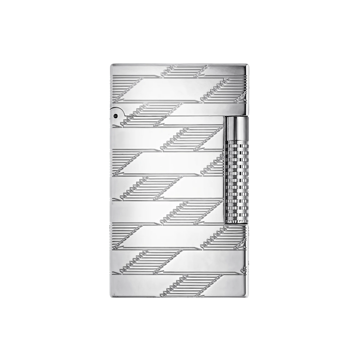 S.T DUPONT LE GRAND DUPONT GUILLOCHE LIGHTER SILVER