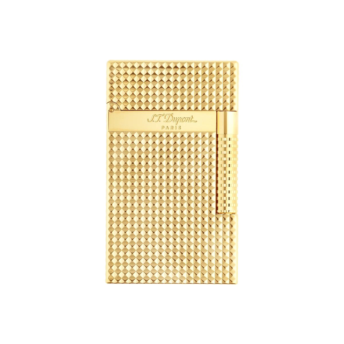 S.T DUPONT LE GRAND DUPONT DIAMOND HEAD LIGHTER GOLD