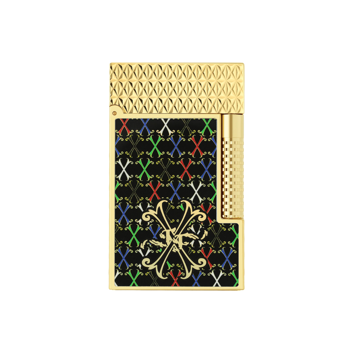 S.T DUPONT LE GRAND DUPONT LACQUERED LIGHTER FUENTE MULTICOLOR