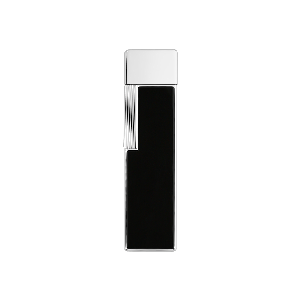 S.T DUPONT TWIGGY BLACK LACQUER CHROME