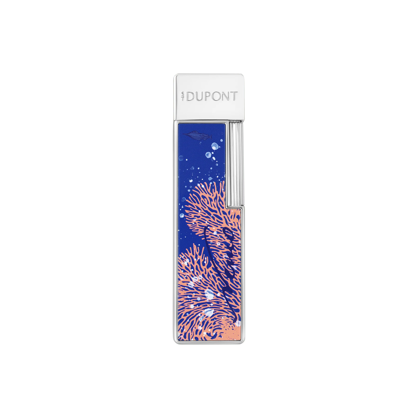 S.T DUPONT TWIGGY LACQUERED LIGHTER 20'000 LEAGUES UNDER THE SEAS ROYAL BLUE