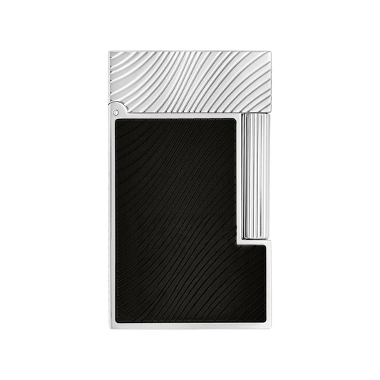 S.T DUPONT LIGNE 2 HORSE MANE GUILLOCHE BLACK