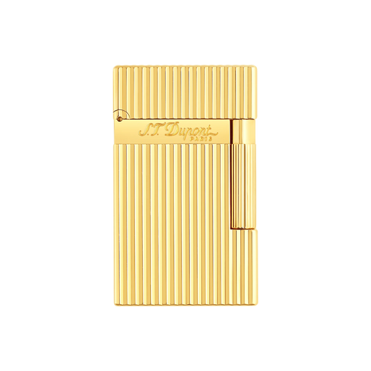 S.T DUPONT LIGNE 2 GUILLOCHE LIGHTER GOLDEN