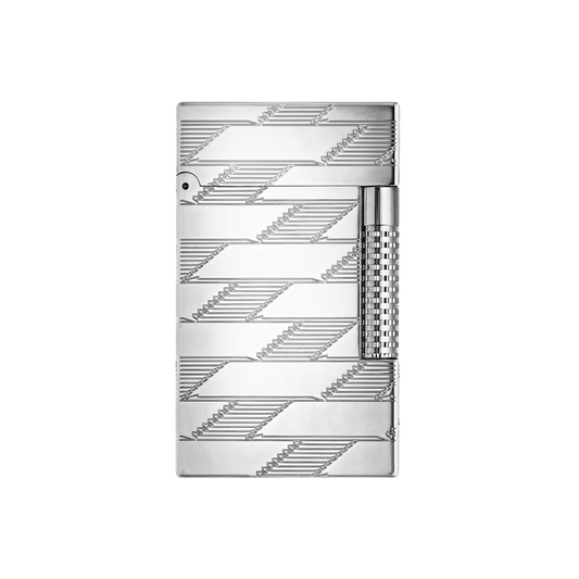 S.T DUPONT LE GRAND DUPONT GUILLOCHE LIGHTER SILVER