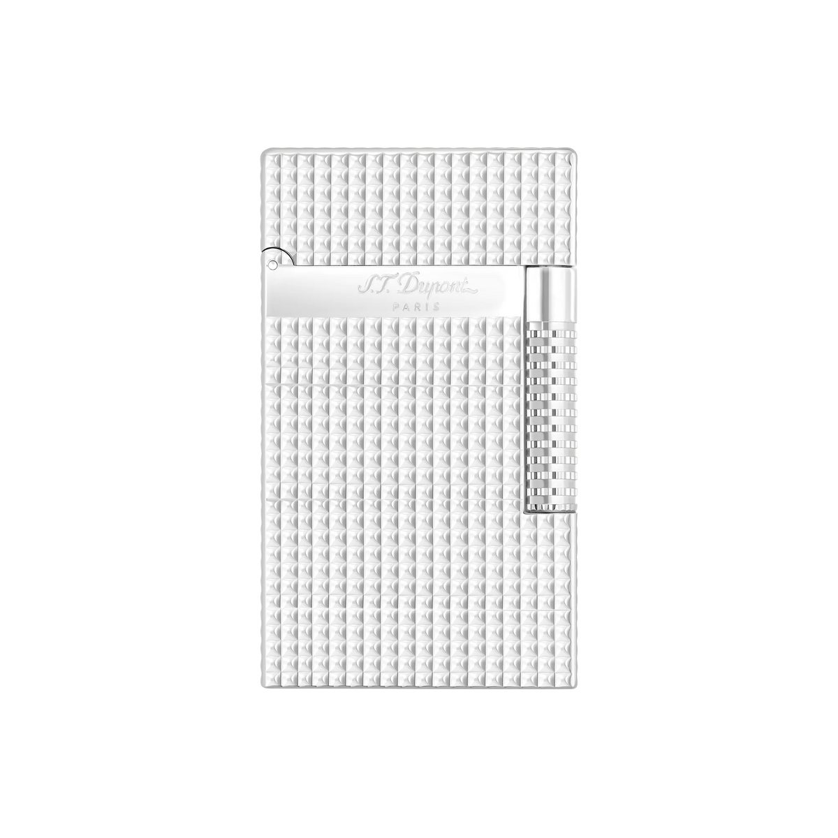 S.T DUPONT LE GRAND DUPONT DIAMOND HEAD LIGHTER SILVER