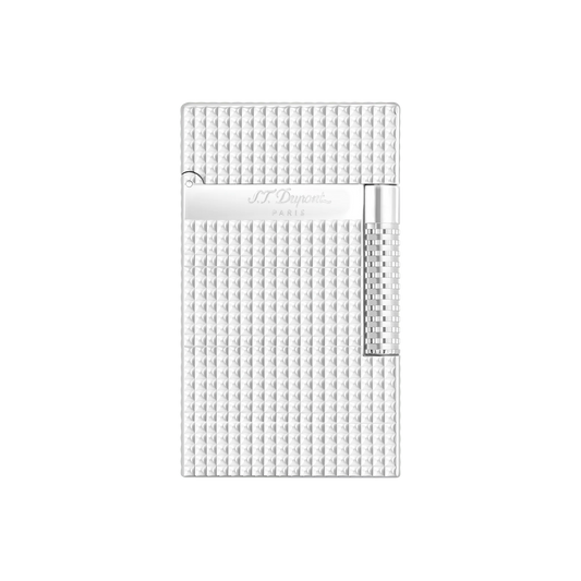 S.T DUPONT LE GRAND DUPONT DIAMOND HEAD LIGHTER SILVER