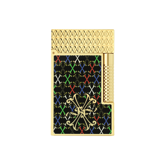 S.T DUPONT LE GRAND DUPONT LACQUERED LIGHTER FUENTE MULTICOLOR