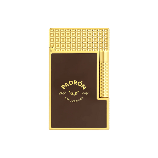 S.T DUPONT LE GRAND DUPONT LACQUERED LIGHTER PADRON BROWN