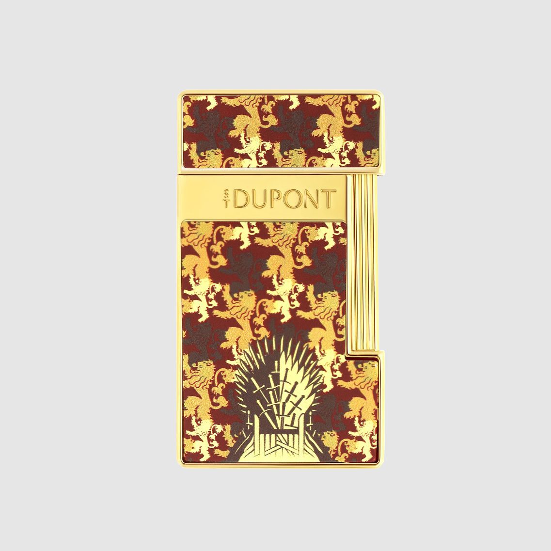 S.T DUPONT SLIMMY GAME OF THRONES GOLD LIGHTER