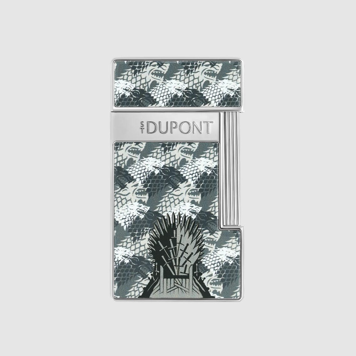 S.T DUPONT SLIMMY GAME OF THRONES SILVER LIGHTER