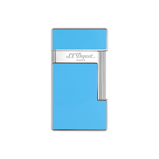 S.T DUPONT SLIMMY
LACQUERED LIGHTER TURQUOISE BLUE