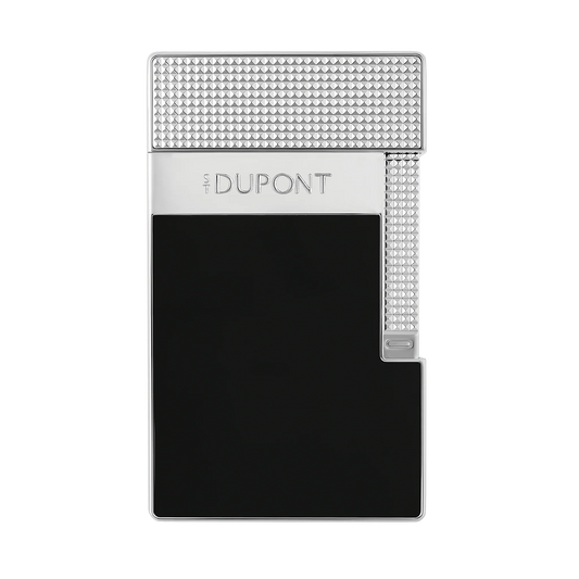 S.T DUPONT TABLE LIGHTER LACQUERED LIGHTER SILVER