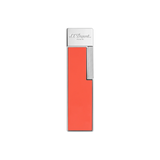 S.T DUPONT TWIGGY LACQUERED CORAL LIGHTER