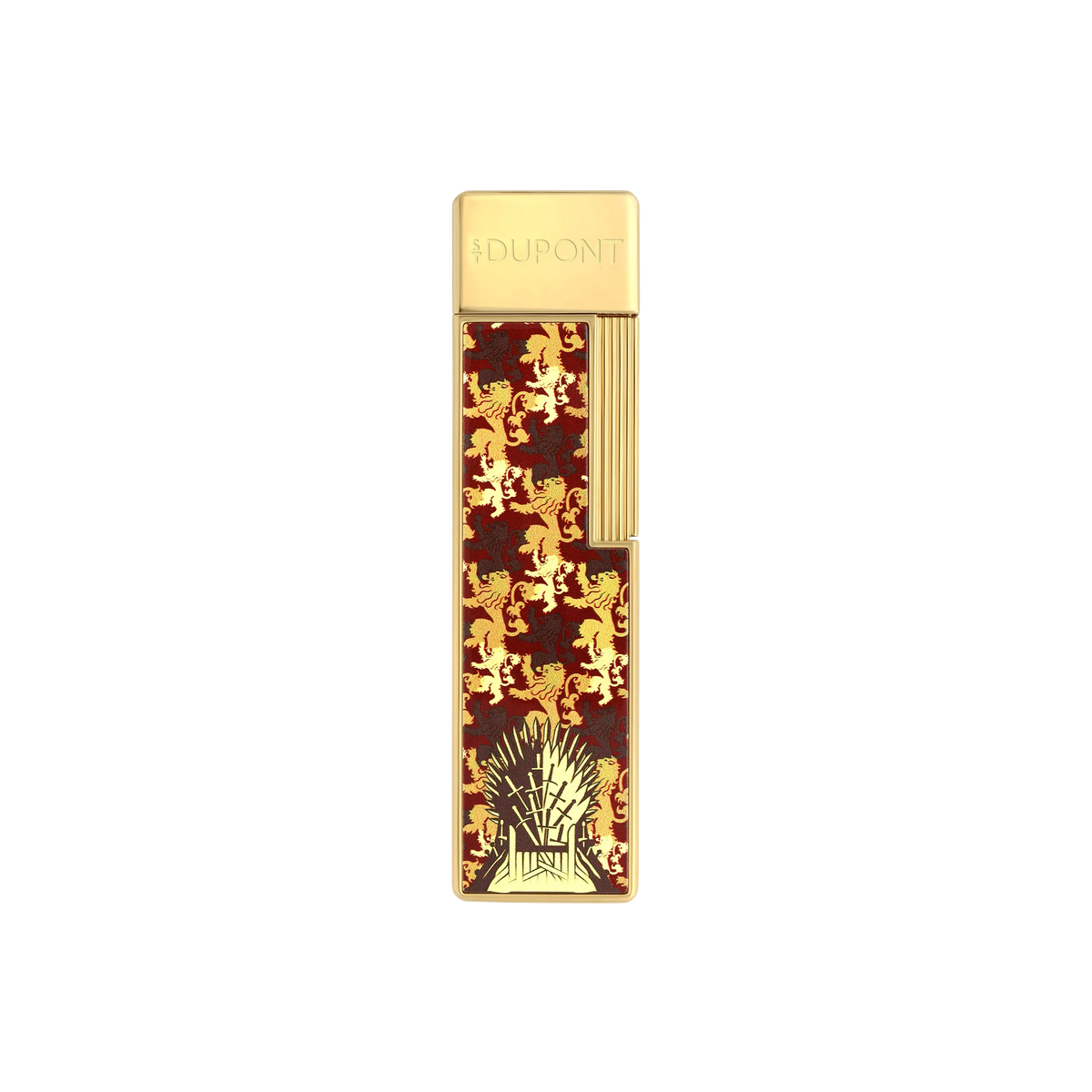 S.T DUPONT TWIGGY LACQUERED LIGHTER GAME OF THRONES BURGUNDY