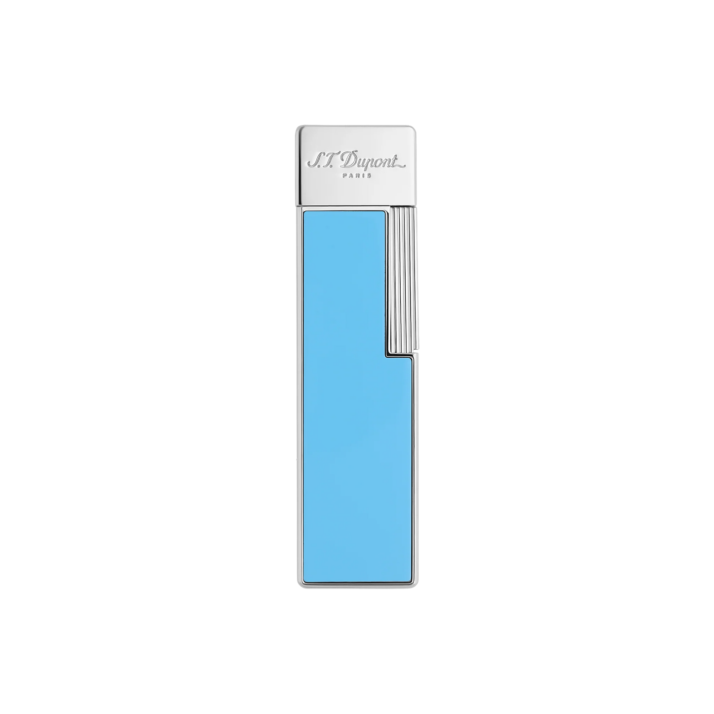 S.T DUPONT TWIGGY LACQUERED LIGHTER TURQUOISE BLUE