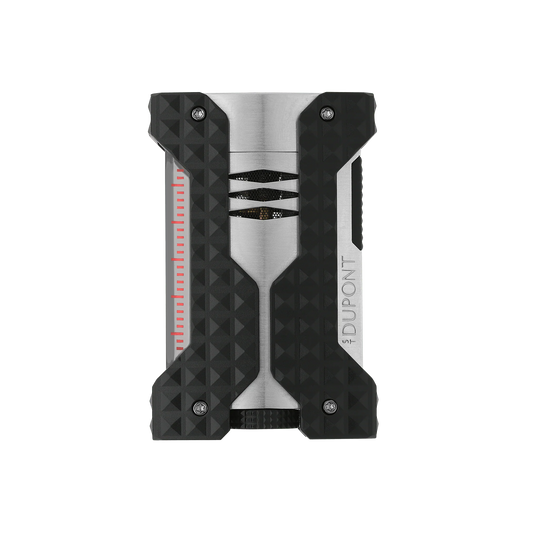 S.T DUPONT DEFI EXTREME WINDPROOF BRUSHED LIGHTER SILVER
