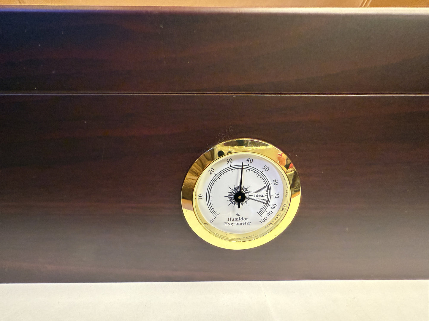 Wood Glass Roof Humidor
