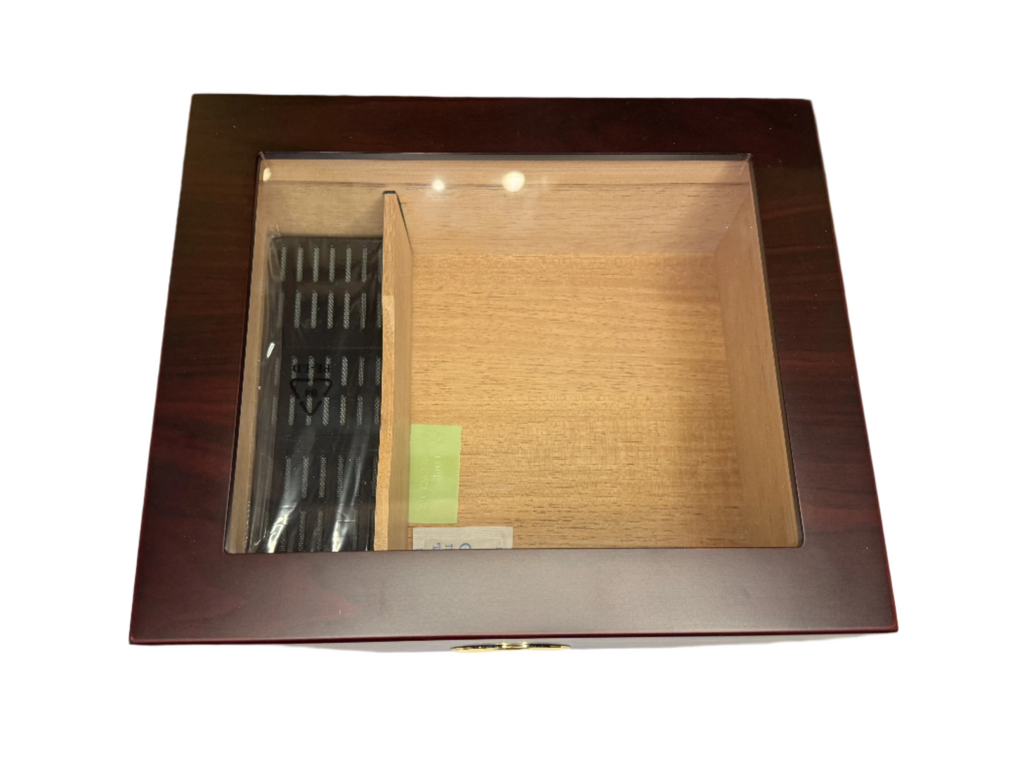 Wood Glass Roof Humidor